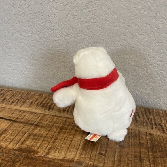 Coca Cola Polar Bear Plush Toy Stuffed Animal Christmas Collectibles 6" - Picture 4 of 8